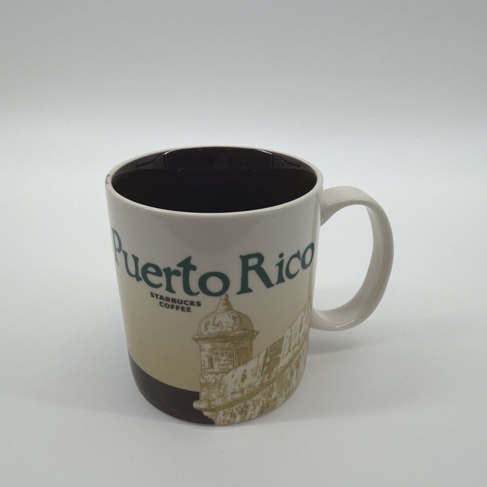 2015 Starbucks Puerto Rico 16 Ounce City Collector Series Coffee Tea Cup Mug